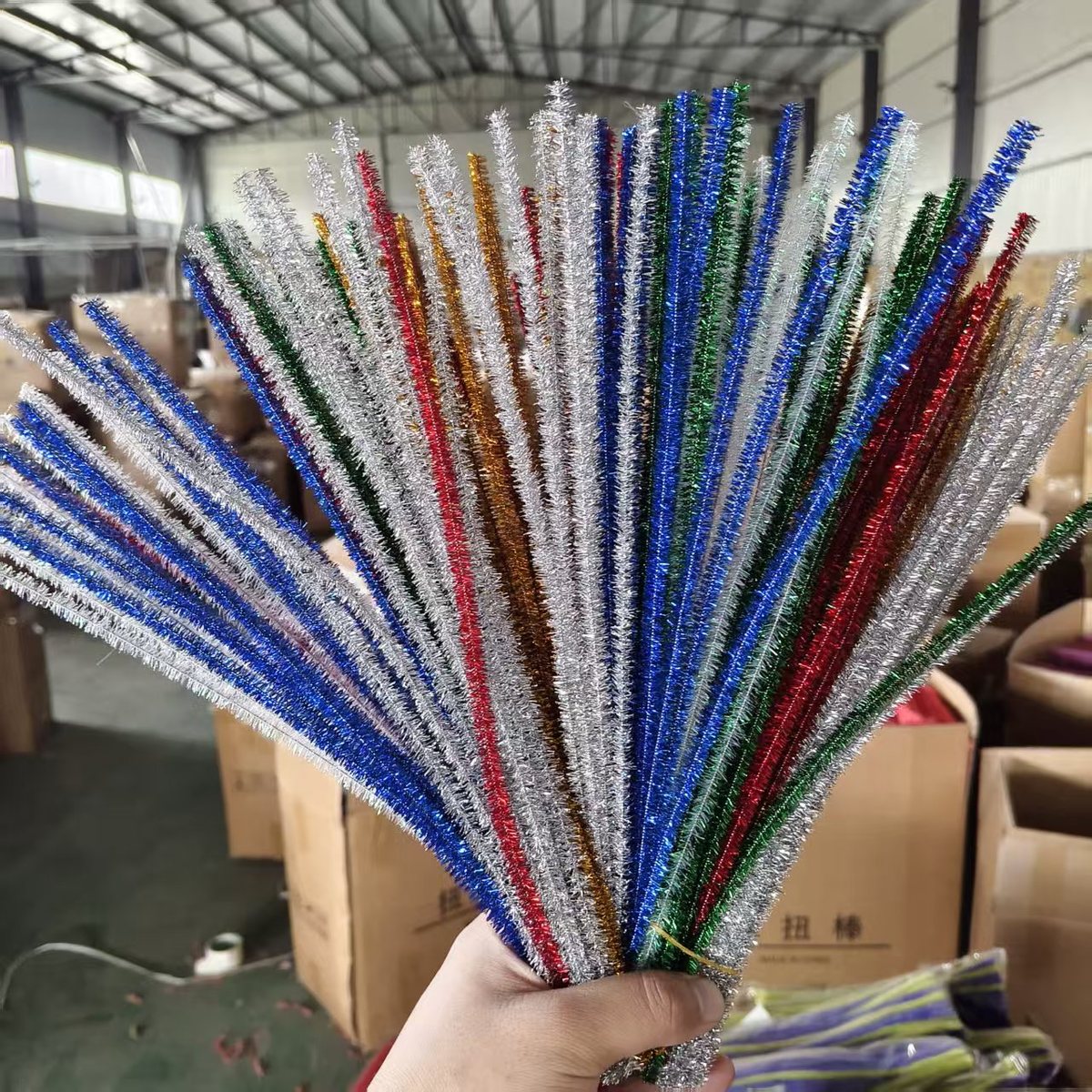 Limpiapipas de colores y brillo para España